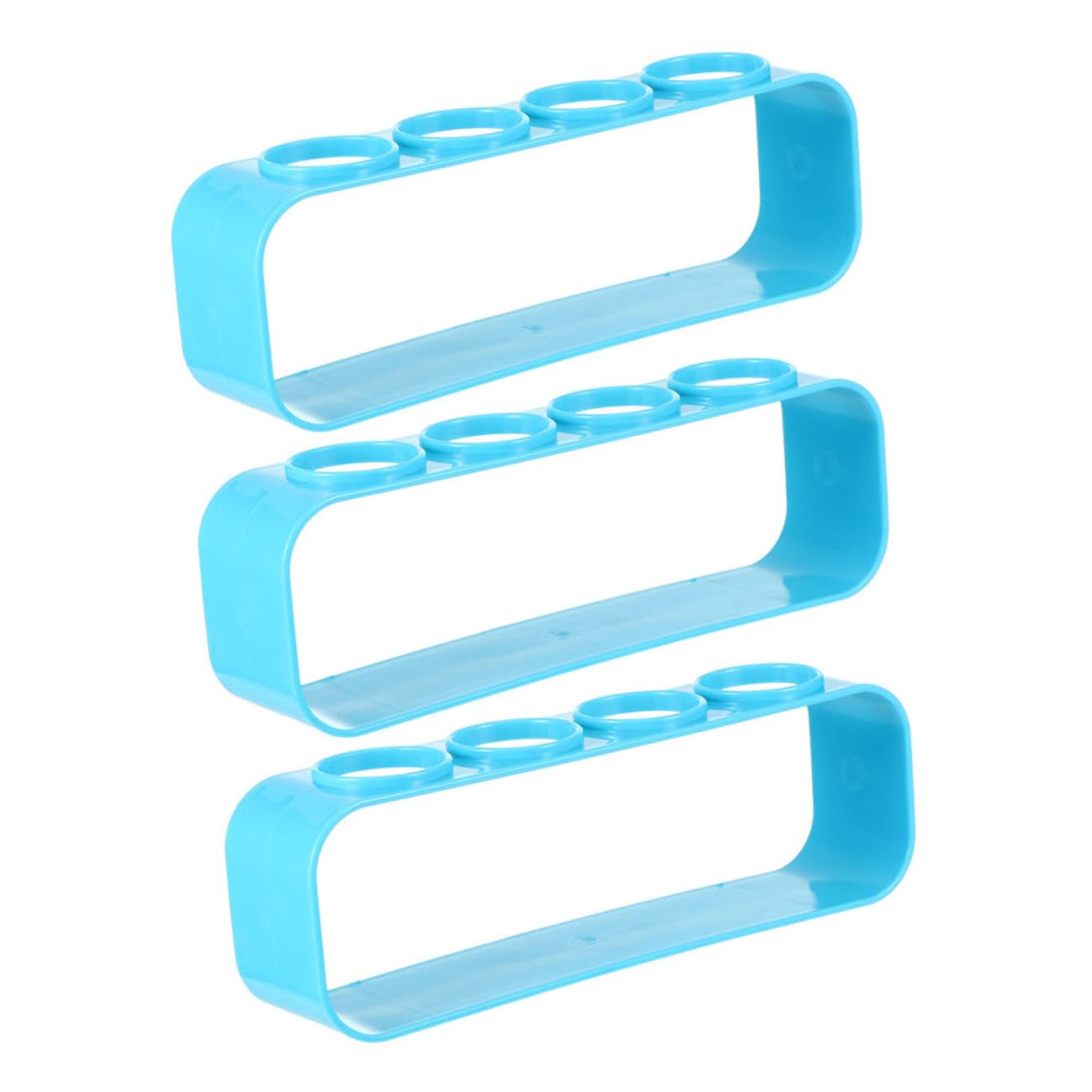 Provette Pratico in Pvc da Laboratorio per Laboratori Pezzi 3 e Supporto Resistente Design Semplice e Funzionale Aule di Scienze