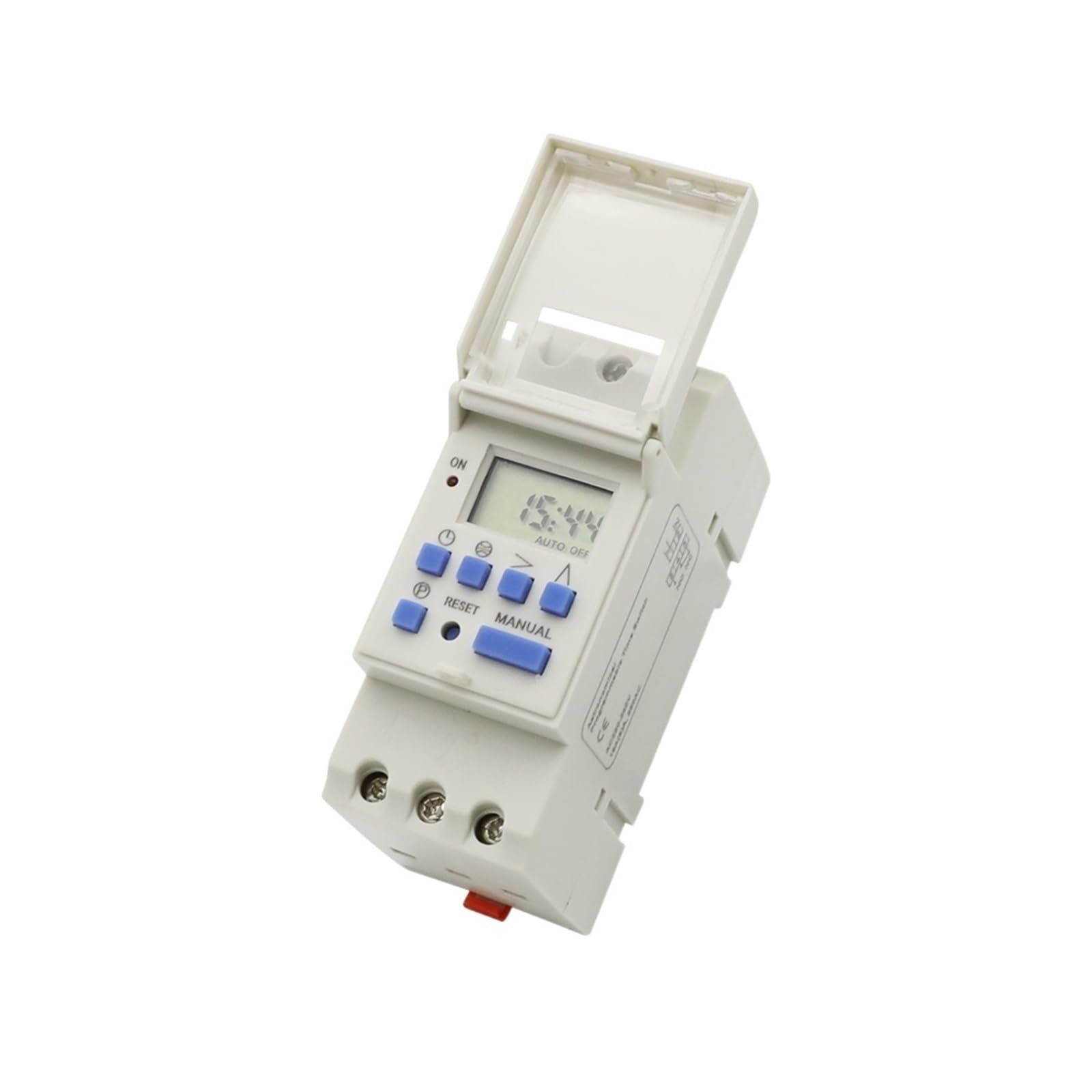 microcomputer Interruttore timer Timer programmabile da 240 V con alba e tramonto, spegnimento automatico con funzione di interruttore, 16 volte di accensione/spegnimento al giorno, intervallo di impo