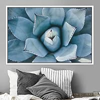 Framed Canvas Wall Art Blooming Closeup Botanical Chic Closeup Expressive Multicolor Photography Realism Ultra - 16x24 inches