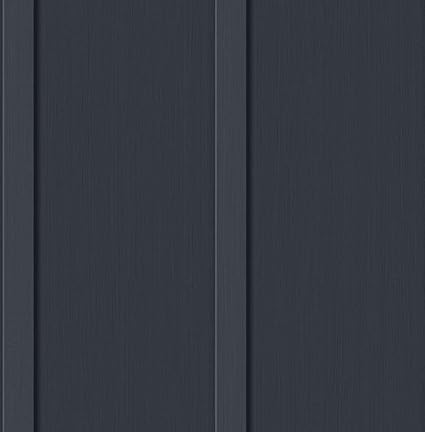 NextWall Faux Board & Batten Peel & Stick Wallpaper (Dark Blue), 20.5