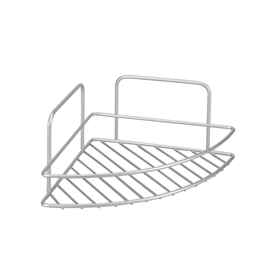 Metaltex REFLEX - Rinconera Baño 1 Nivel. Acabado POLYTHERM color Gris. Dimensiones: 11 x 23 x 23 cm