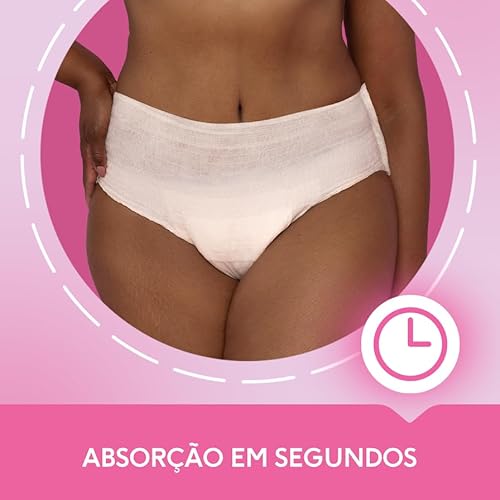 Plenitud Roupa Íntima Active Mulher, 16 unidades - G/XG - Leve 16 Pague 15