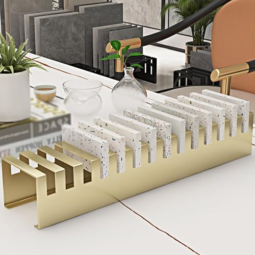 Présentoir d'échantillons de matériaux de construction blanc - 5