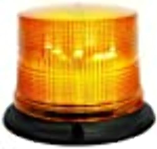 Miniatura 12 de HELLA H27115001 K-LED 40 Luz de advertencia de baliza compacta de montaje fijo, patrones intermitentes, impermeable, 11-110VDC, ámbar