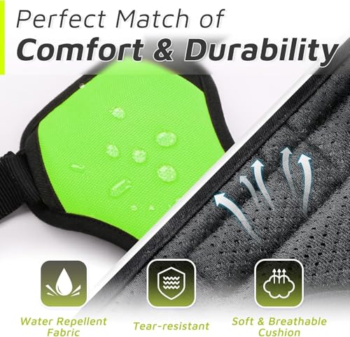 Image of No Pull Dog Chest Belt Harness, Comfortable & Adjustable Size for 14-23 Kg Pet (Green, Medium)