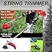 Weed Eater Gas Powered 52cc - 2 Cycle, 5 in 1 Grass Trimmer, Gas Hedge Trimmer, String Trimmer, Brush Cutter, Chainsaw with Extension Pole, Multi Functional Tools for Easy Lawn, Yard & Garden