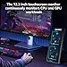 12.3 Portable Touchscreen Monitor,1920*720 IPS Mini Touch Screen,Travel Display with Foldablestand & Speaker, HDMI USBC CNC External Monitor for Laptop Phone Aida64 GPU CPU RAM Monitoring, VESA