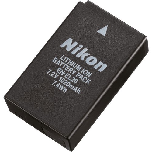 Nikon EN EL20   Batería Recargable para Nikon 1 J1 (7.2 V, 1200 mAh, ión de Litio)