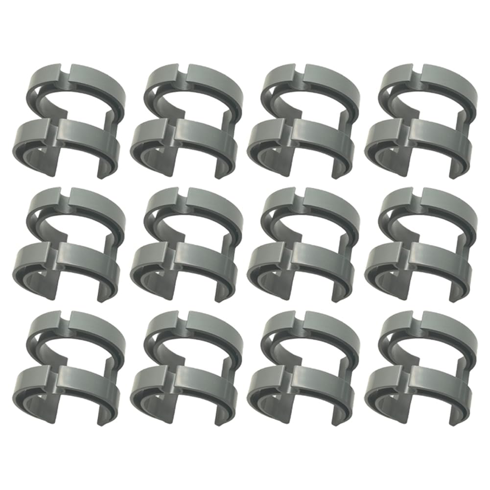 Ijsdnvjndx Gray For Storing For Storing 12Pcs Sprays Pump Pipe Clamp For Storing Various Sprays Suction Integrated Cleaning Machines Pipe Camps A