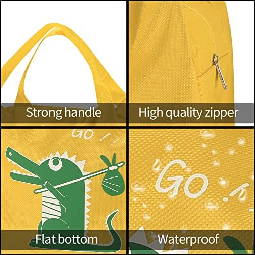 PanBeiQi 2 Pcs 6 L Insulated Lunch Bags, Thermal Picnic Bags, Foldable Cool Bags, Portable Lunch Box Bag Holder Cooler Bag for Men/Girls/Children/Foods/Drinks/Picnic/Beach/School/Office Work