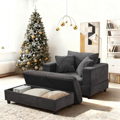 Chaise longue con reposapiés que soluciona el desorden textil 2