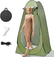 Banheiro Camping, Barraca de Camping, 190 * 120 CM Barraca Trocador De Roupas Banheiro Camping Monta Sozinha, Tenda Bolsa Portátil, Barraca de Acampamento, Campismo