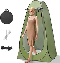 Banheiro Camping, Barraca de Camping, 190 * 120 CM Barraca Trocador De Roupas Banheiro Camping Monta Sozinha, Tenda Bolsa Portátil, Barraca de Acampamento, Campismo