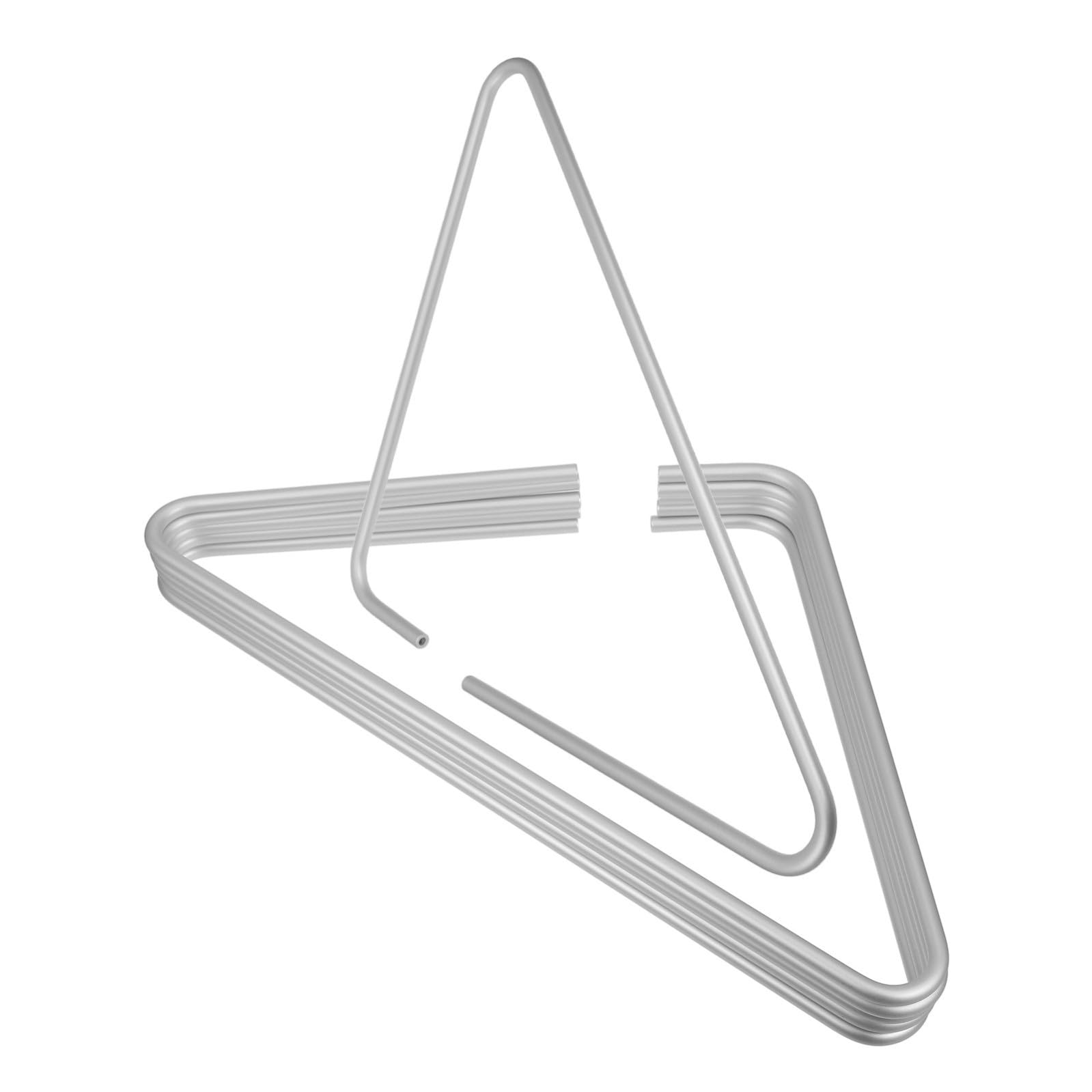 KICHOUSE Set 5 Grucce in Lega di Alluminio Argento per Vestiti e Camicie, Salvaspazio Tocco Confortevole, Design Solido e Resistente per Armadio Casa
