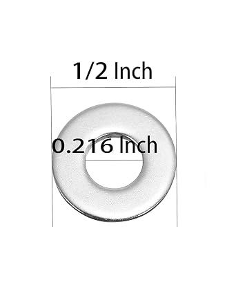 M5 Stainless Flat Washer,18-8 (304) Stainless Steel Flat Washers-100pcs
