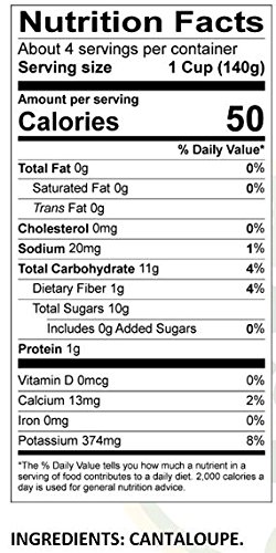 Cantaloupe Chunks, 20 oz