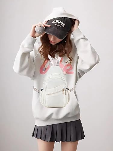 Miniatura 3 de Pequeña bolsa cruzada para mujer, mini mochila convertible, bolsa de pecho para senderismo