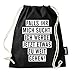 Hashtagstuff® Turnbeutel mit Sprüchen Designs auswählbar Kordel Schwarz Spruch Rucksack Jutebeutel Sportbeutel Gymbag Beutel Hipster Weitgehen