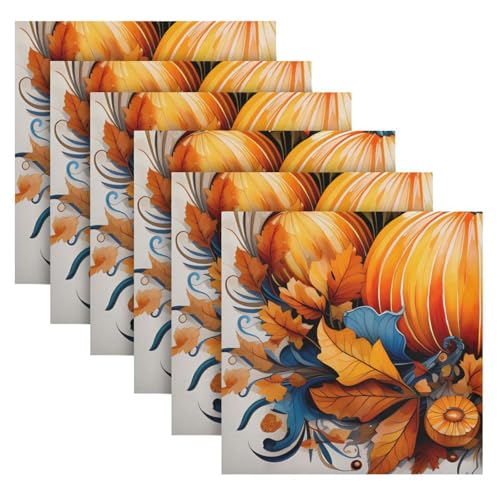 Set de 6 Servilletas de Tela Multicolor 20 x 20 pulgadas miniatura 2