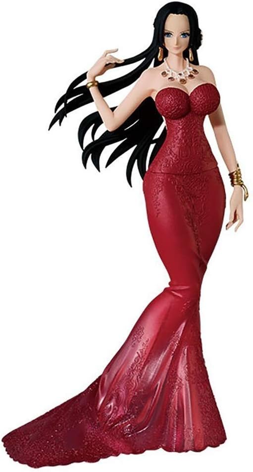 siyushop Boa Hancock [Red Dress]: One Piece X Lady Edge Wedding Statue - High 16.8 Inches