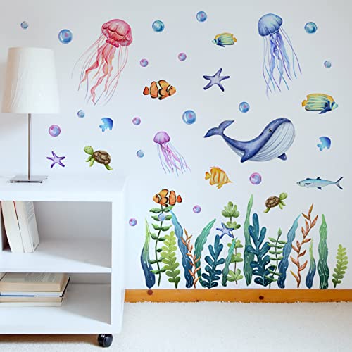 Vinilos decorativos de animales marinos en vinilo PVC ecológico miniatura 3