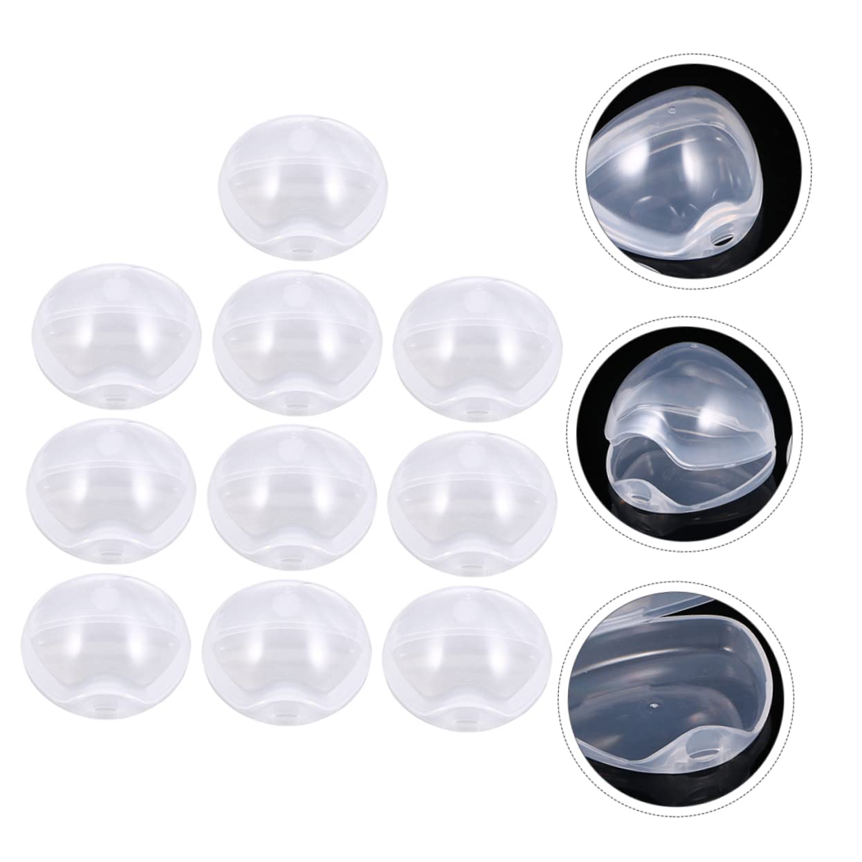 UPKOCH 10pcs Newborn Essential Pacifier Case Storage Box for Compact Portable