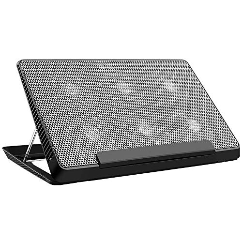 Base para laptop con 6 ventiladores de enfriamiento miniatura 1