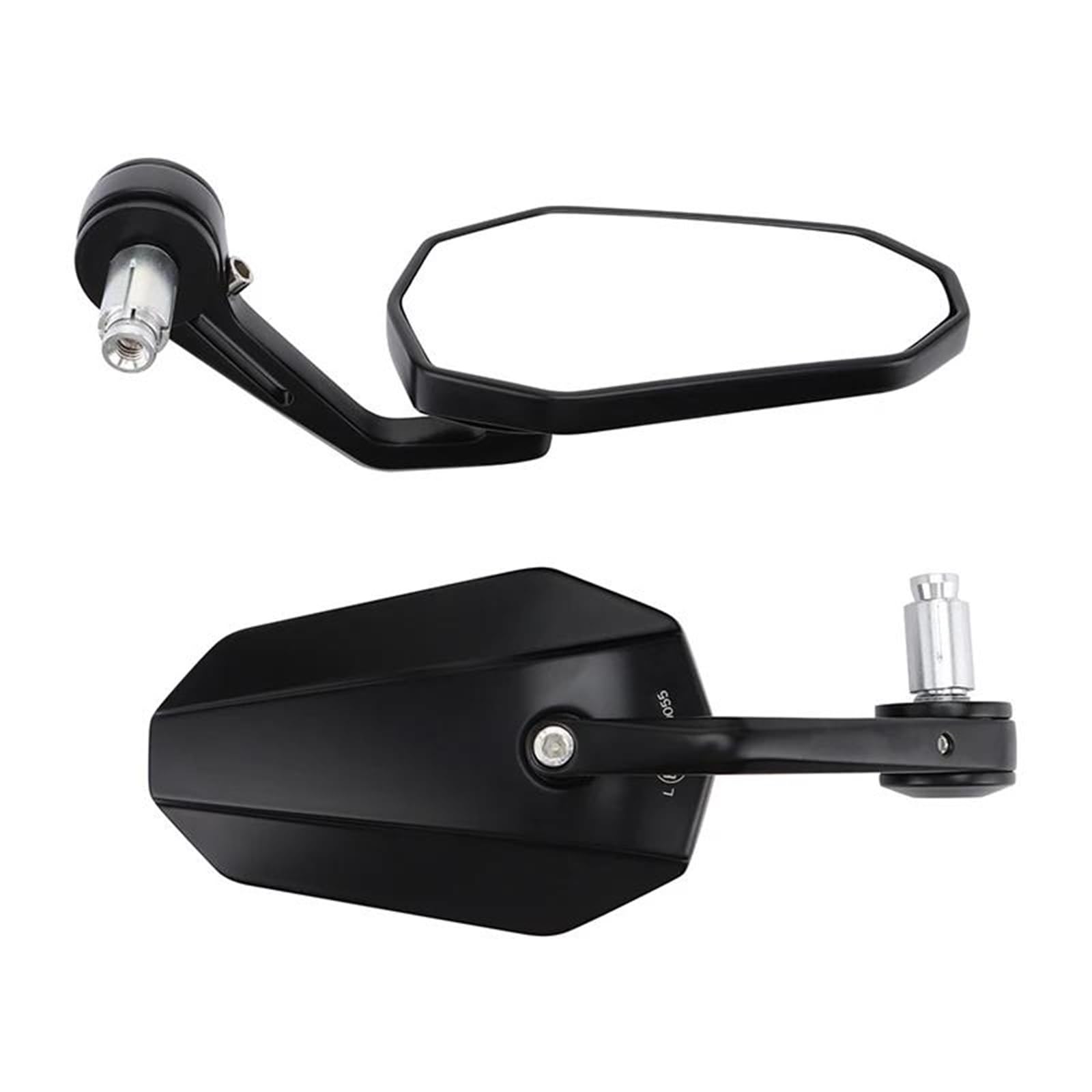 Espejo retrovisor de manillar universal de 22 mm en aleación de aluminio para moto MT07 YZF R3