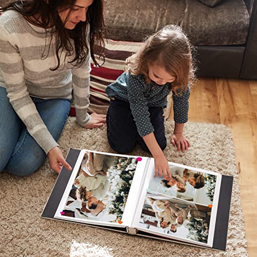 Photo Album Self Adhesive 80 Pages, Linen Cover Scrapbook Album For 3X5 4X6 5X7 6X8 8X10 Photos With A Metal Pen And Diy Stickers, Large Photo Book Ideal For Family Wedding Baby (Beige) #TOP6