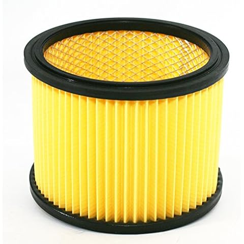 Folding filter suitable for Einhell wet dry vacuum cleaner filter suitable for dry vacuuming filter cartridge with steel inner grille, sturdy design, washable Cover