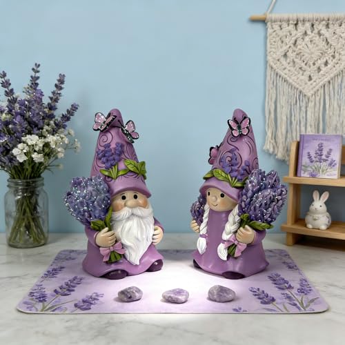 Set de Figuras Gnomo Lavanda Sueño 2 Piezas miniatura 3