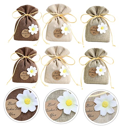 6 bolsas sachet de lavanda para hogar y auto miniatura 3