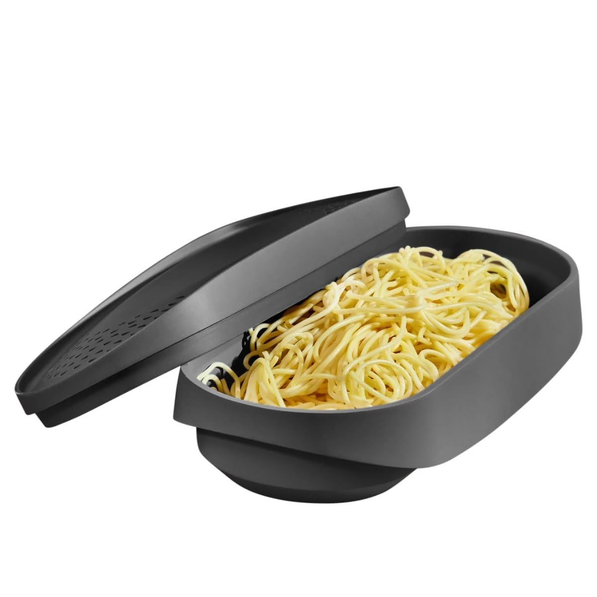KPS Microwave Safe Noodles & Pasta Cooker with Strainer Lid | Non-Stick Quick Cooking Pasta Pot | Quick Meal Maker for Pasta/Spaghetti/Noodles | for Home/Hostel/Office (Pack of 1,Multicolor)-image-25