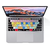 Adobe Photoshop Keyboard Cover for MacBook Pro Touch Bar - Protection and Shortcut Skin. 13