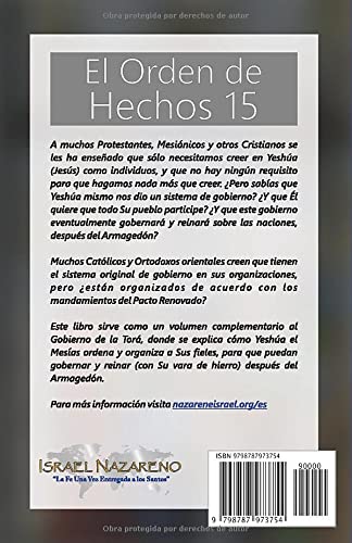 Miniatura 2 de El Orden de Hechos 15 Viviendo la Original Fe Judeo-Cristiana del Primer Siglo (Spanish Edition)