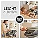hauck Schonbezug für Babywippe Highchair Bouncer (Eco) (nicht mit anderen Modellen kompatibel), Baumwolle, mit Gummizug und Gurtschlitze für 5-Punkt-Gurt, Waschbar bei 60° (Beige)