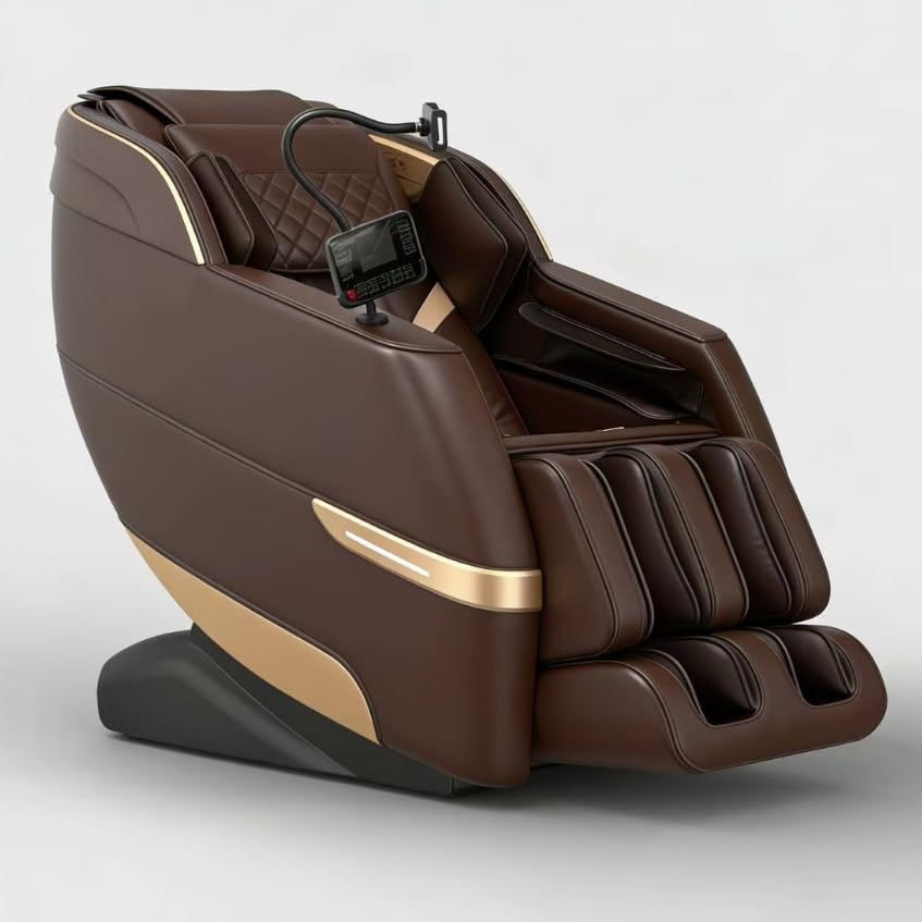 YONISEE 4D Massage Chair Full Body, 2026 Zero Gravity SL-Track Shiatsu Massage Recliner with Body Scan, AI Control, Heating, Airbags, Foot Rollers, Bluetooth Speaker, Led Light for Home and Office