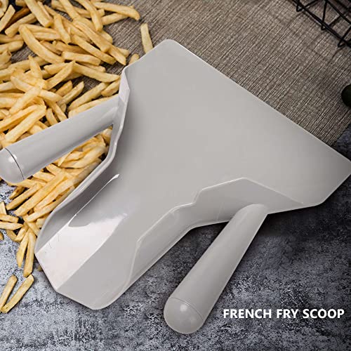 Wanjorlay Plastic Chip Shovel for Fries Shovel Charger Shovel Packaging Shovel Funnel Pop Corn Quick Recovery Double Handle - Image 6