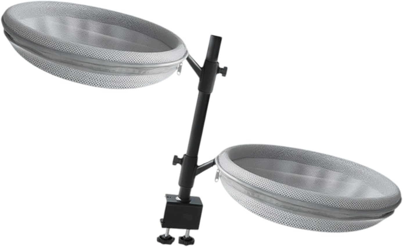 Pet Lounging Spots Bed Desk Sleep Nest Hammock for Kitten Pet Desk with Height Adjustable Multicolored Fabric Cats