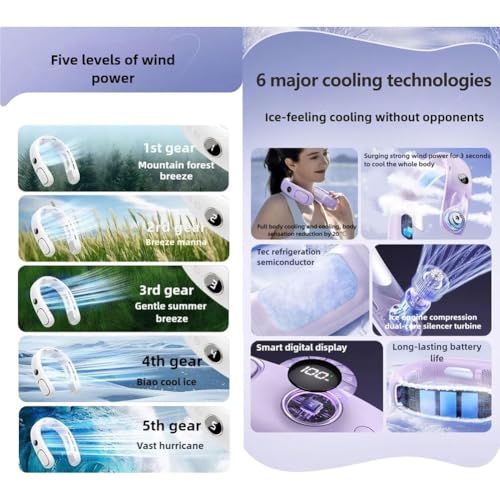 Refroidisseurs de cou rechargeables pour temps chaud et canicule portable - 5