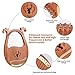 Lyre Harp, 16 Strings Mahogany Acoustic Harp with Extra Strings, Picks, Tuning Lever, Black Gig Bag, Beginner's Manual for Lyre