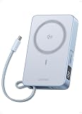 UGREEN MagFlow Qi2 25W Batterie Externe MagSafe 10000mAh USB C 30W (Bleu) - 1