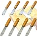 Senteen Coltello da Burro, 8pcs Spatola Burro Acciaio Spalmatore Crema Manico Legno Spalma Burro Piccoli Spalmaburro Utensile da Cucina Coltello da Burro, per Sandwich al Formaggio Cremoso