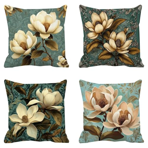 Taie oreiller housse coussin 35x35cm avec fermeture éclair invisible