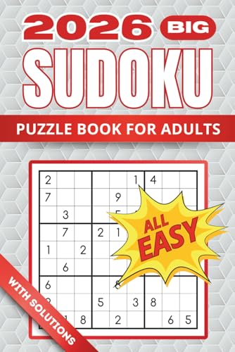 All Easy Sudoku: Large Print Two Puzzles Per Page For Adults And Seniors With Solutions (Fun Sudoku Collection)