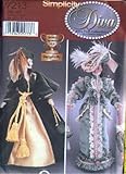 Siimplicity 7213 - 11.5-inch Fashion Doll Clothes - Patterns to Make Scarlett O'hara's Dress and 1880s Dress (DIVA FASHION DOLL CLOTHES I)