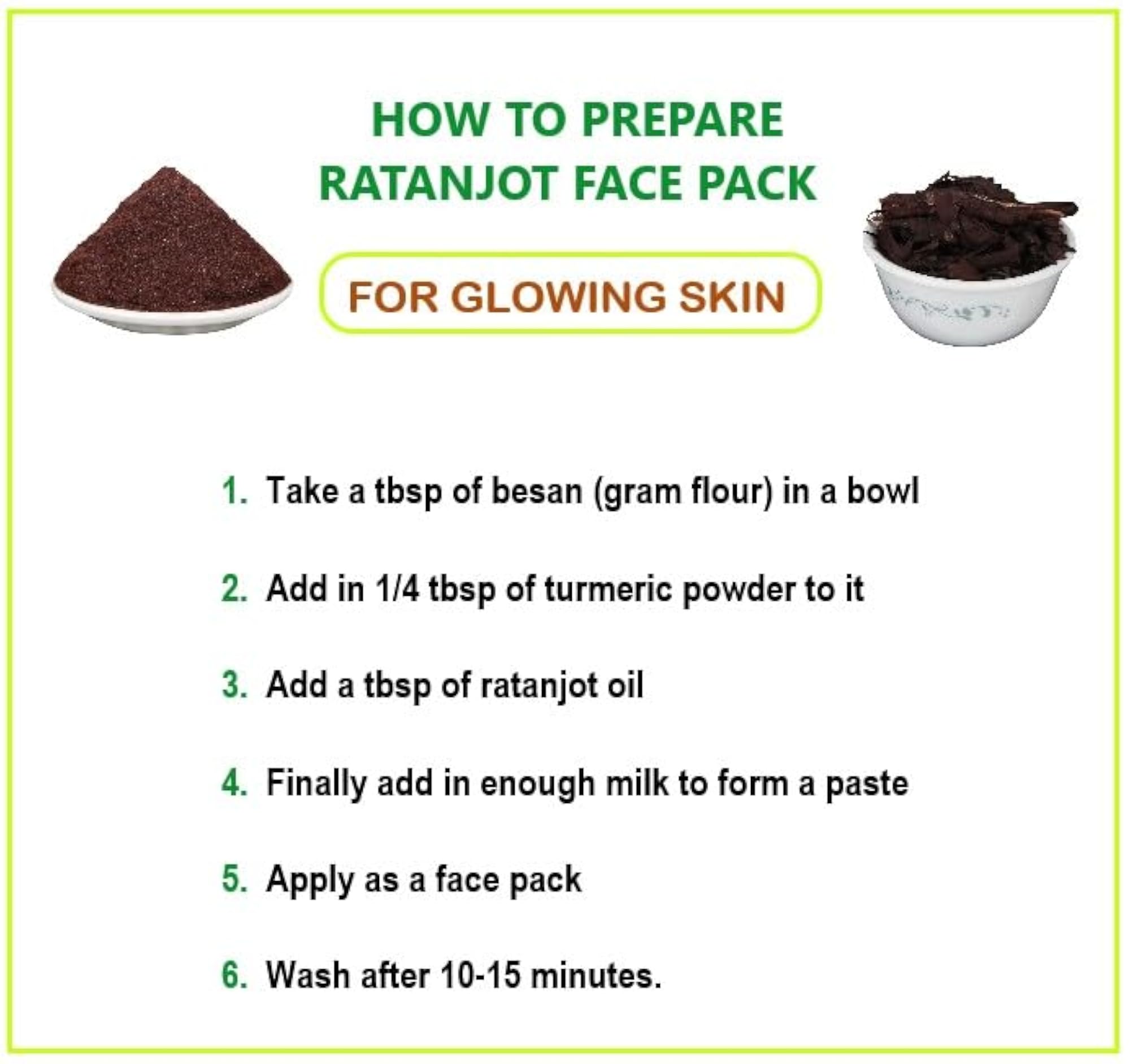 3V Products Ratanjot Powder, Natural Herbal Dye