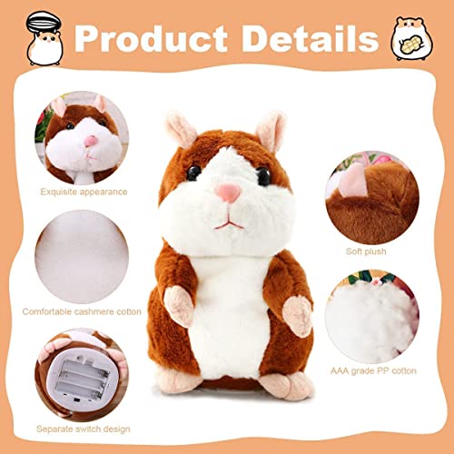 Sprechender Hamster,Sprechende Hamster Wiederholt,Record Interaktives für Herbst Party