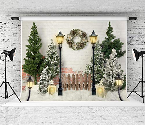 One-Day Sale: Up to 60% Off Kate 8x8ft Christmas Portrait Photography Backdrop Christmas Tree Portrait Background Photo Studio Props