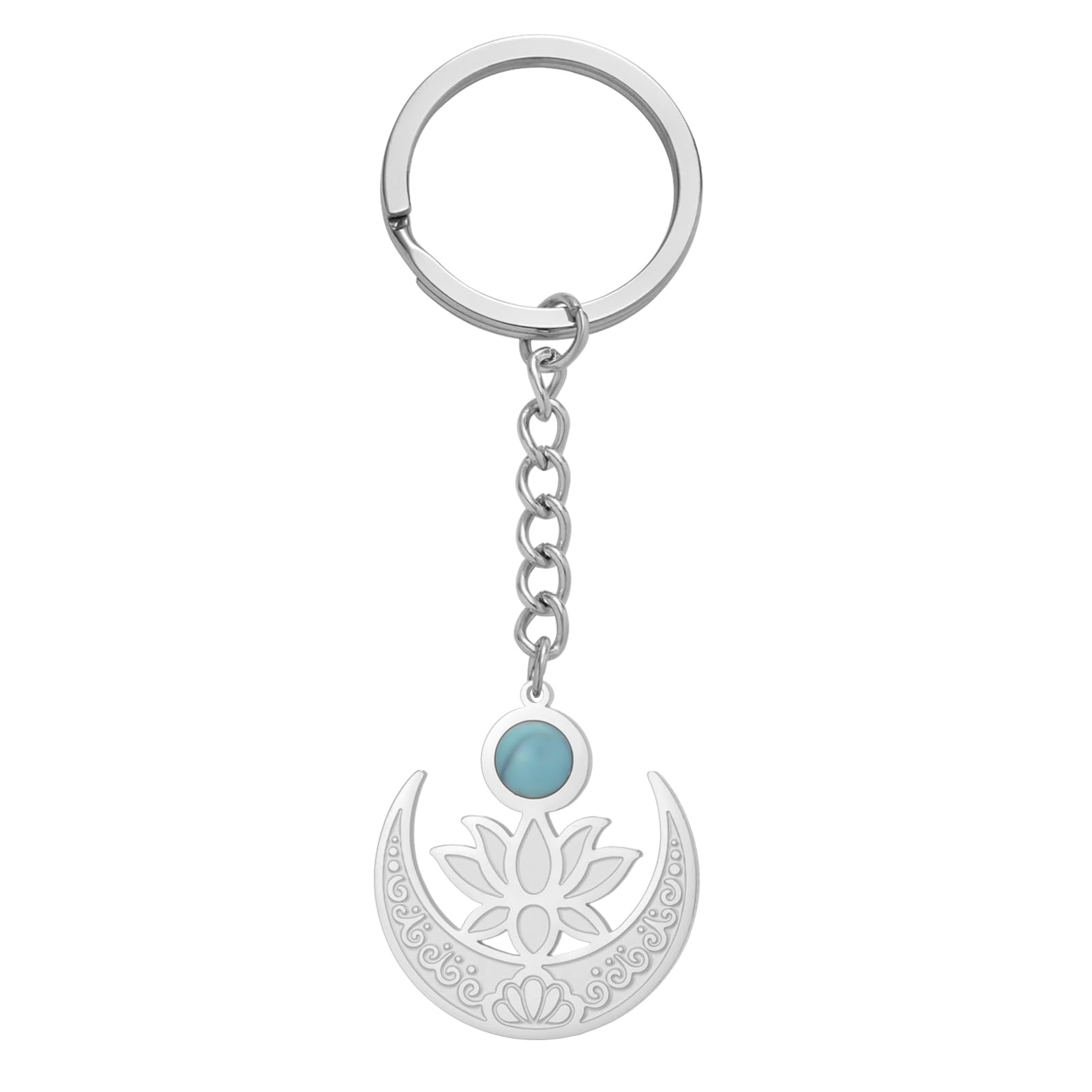 2 Portachiavi In Pietra Naturale - Albero Della Vita Con Ametista E Cristallo Rosa, Portafortuna - Foto 7